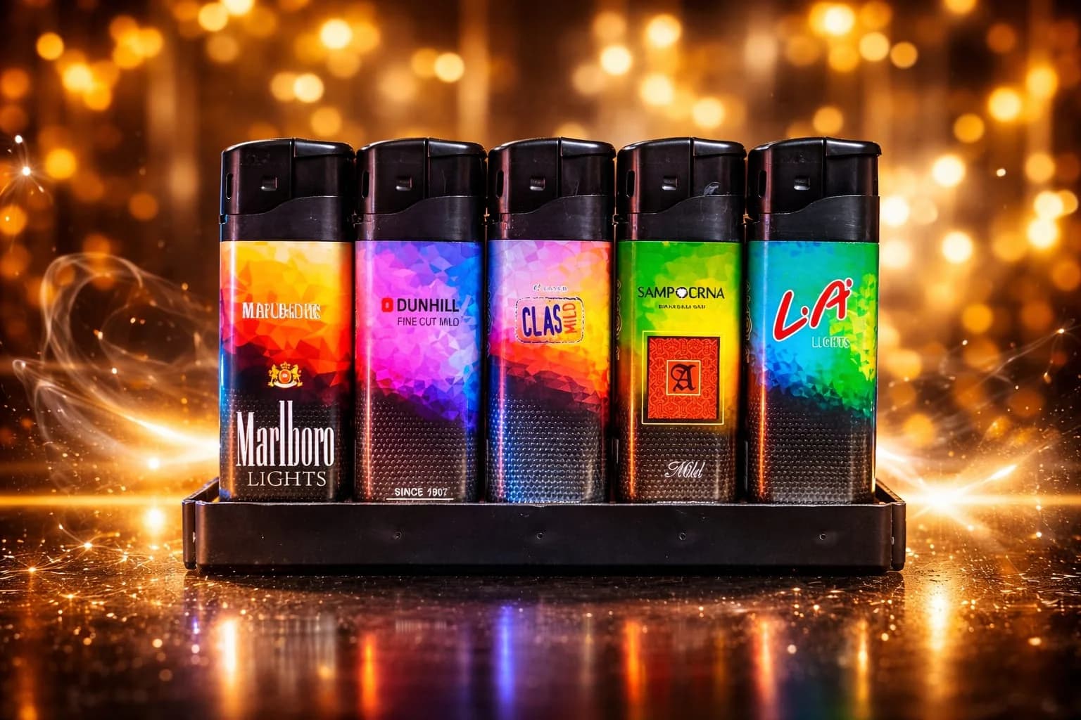 Korek Api Gas Prisma Mosaic Cigarette Edition (50 Pcs)